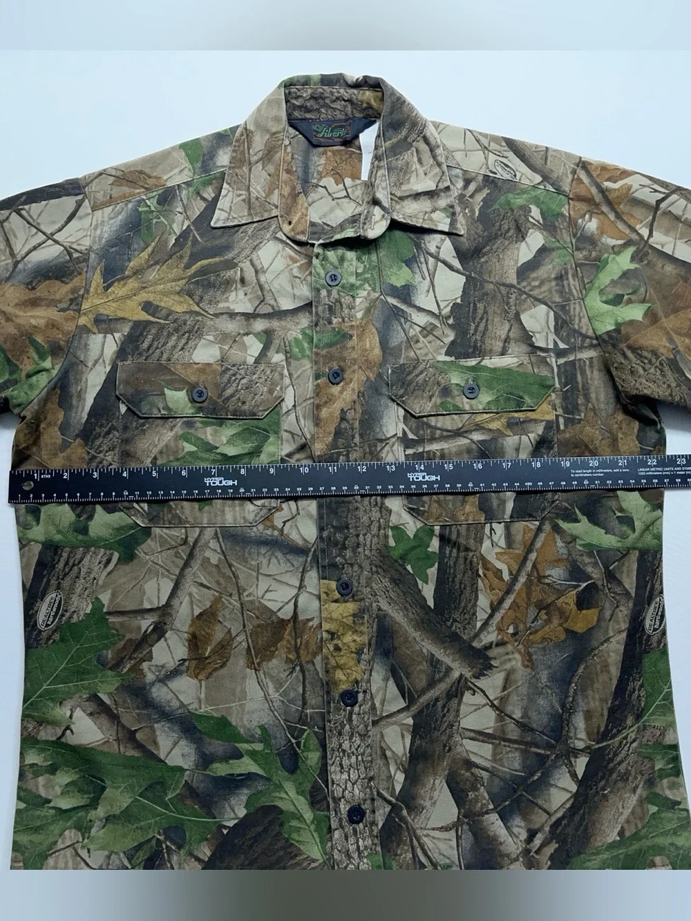 Liberty Realtree Hardwoods Camo Shirt Mens Size Medium Long Sleeve Button Up - Picture 8 of 14